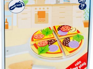 Set pizza in stoffa