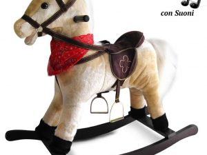 CAVALLO A DONDOLO BEIGE