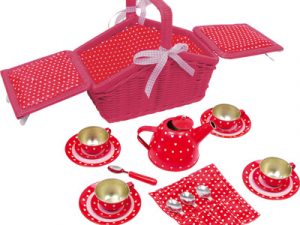 Cestino da pic nic Pois & Cuoricini