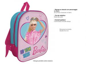 Barbie zaino 33cm 3D