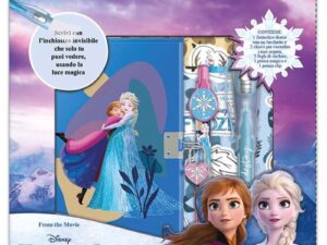 Diario segreto con penna e penna magica in gift box - Frozen