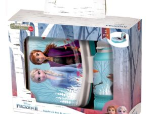 Set regalo borraccia plastica e portamerenda Frozen II