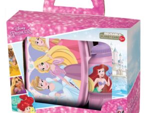 Set regalo borraccia plastica e portamerenda Principesse