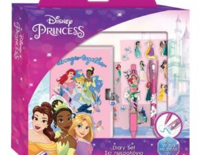 Set regalo Diario segreto, penna magica e stickers - Principesse