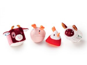 4 cubi a forma di animali della fattoria