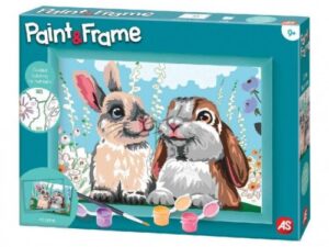 CORNICE CON COLORI CONIGLIO E CANE