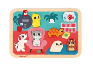 Puzzle Chunky Animali Domestici 7 pezzi