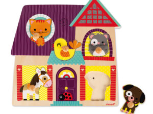 Puzzle Musicale I Miei Piccoli Amici 5 pezzi (legno)
