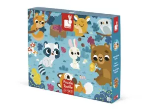 Puzzle Tattile Gli Animali della Foresta 20 pezzi