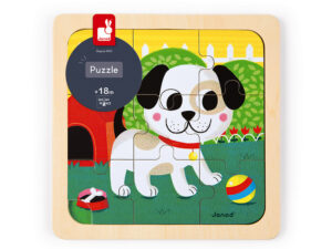 Puzzle Il Cane 9 pezzi (legno)