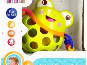 bam bam palla di gomma con rana