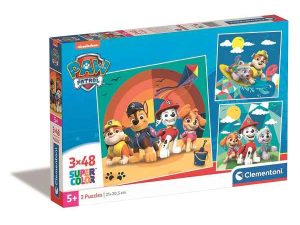 Puzzle di Paw Patrol Beach 3x48 pezzi