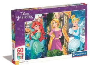 Disney Maxi puzzle da 60 pezzi Principesse