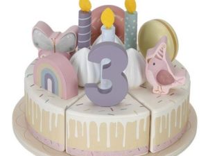 Torta di compleanno rosa