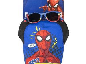 cappello e occhiali da sole spiderman