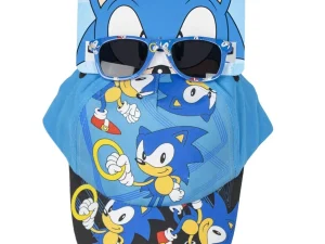 Sonic gli occhiali da sole e cappello