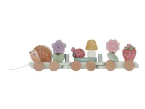 Trenino con costruzioni bosco rosa